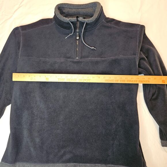 Avalanche Performance Black and Gray Fleece Sweater Pullover Size Large - Picture 3 of 6